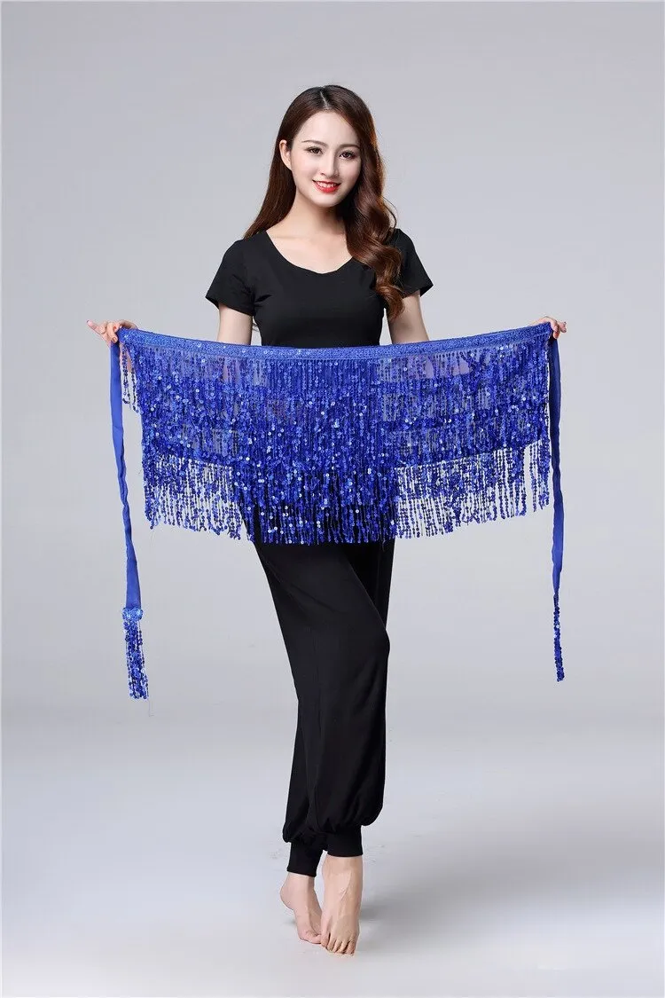 14 Inch Wrap Round Sequin Skirt