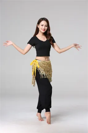 14 Inch Wrap Round Sequin Skirt