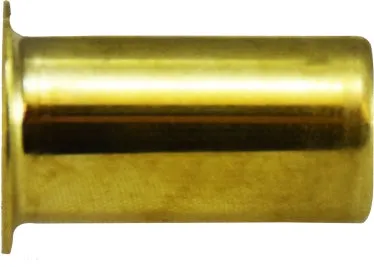 1/4" OD Brass Compression Insert .125OD .59LGTH; Wall .04