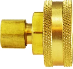 3/8" OD x 3/4" Brass Compression MHT-NON SWIVEL qt