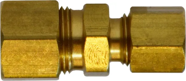 7/8" OD X 1/2" OD Brass Reducing Compression Union qt