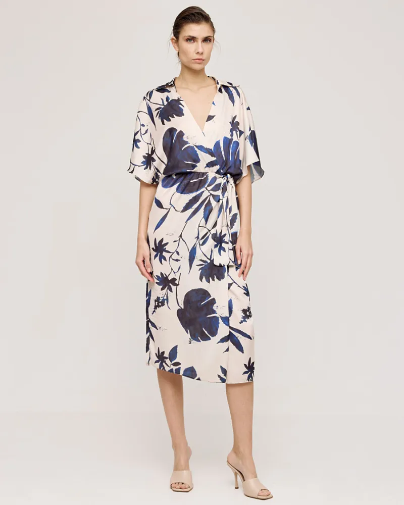 Access - Floral Wrap Dress