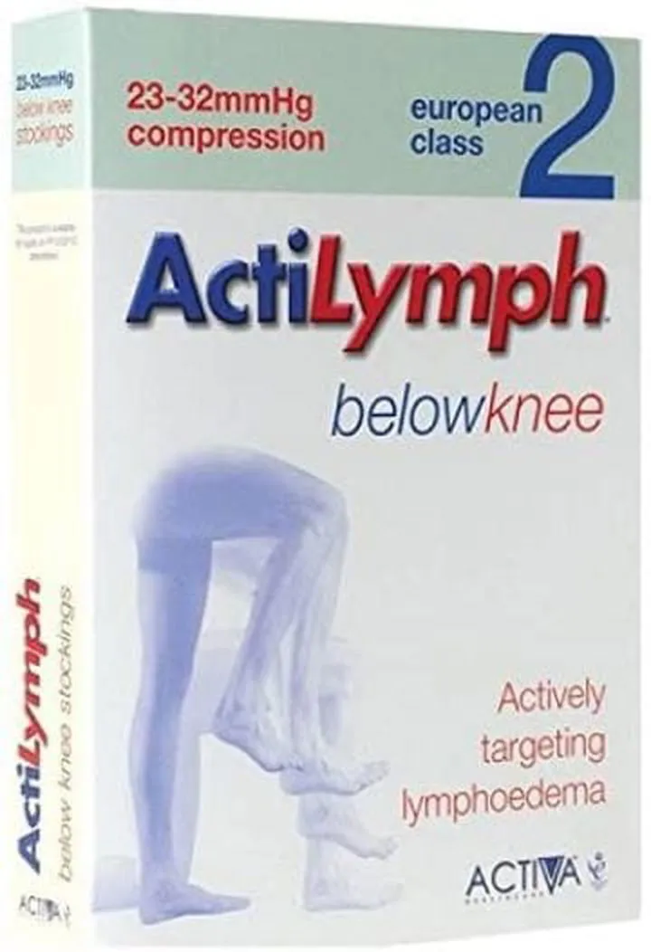 ActiLymph Class 2 Below Knee Sand XL Petit Closed Toe