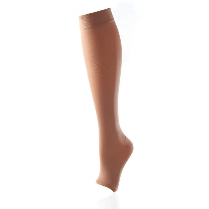 Activa Class 1 Below Knee Compression Stockings 14-17 mmHg SAND XL Open Toe