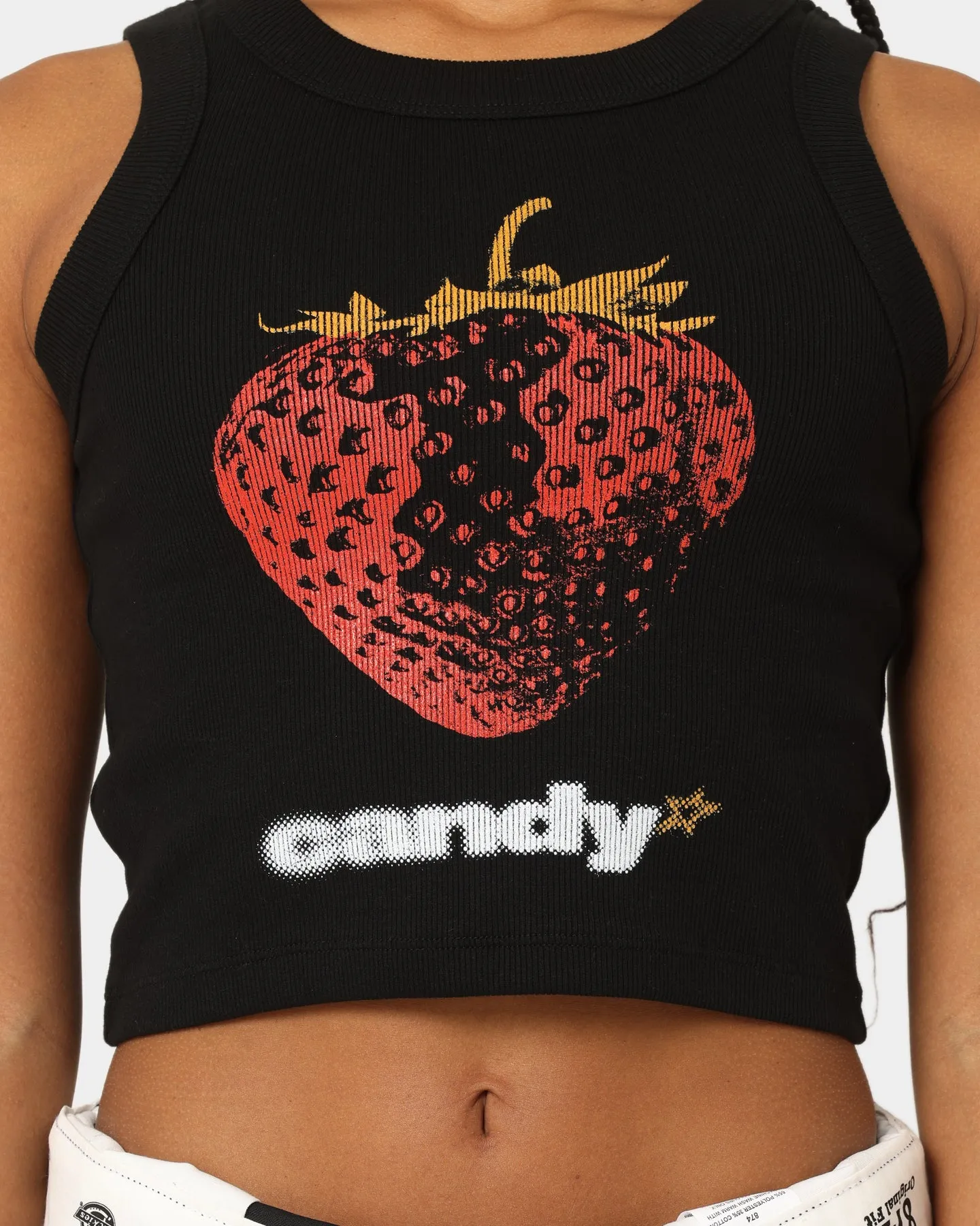 American Thrift Women's Candy Tank Black