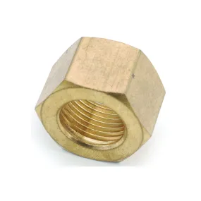 Anderson Metals 730061-06 Nut, 3/8 in, Compression, Brass