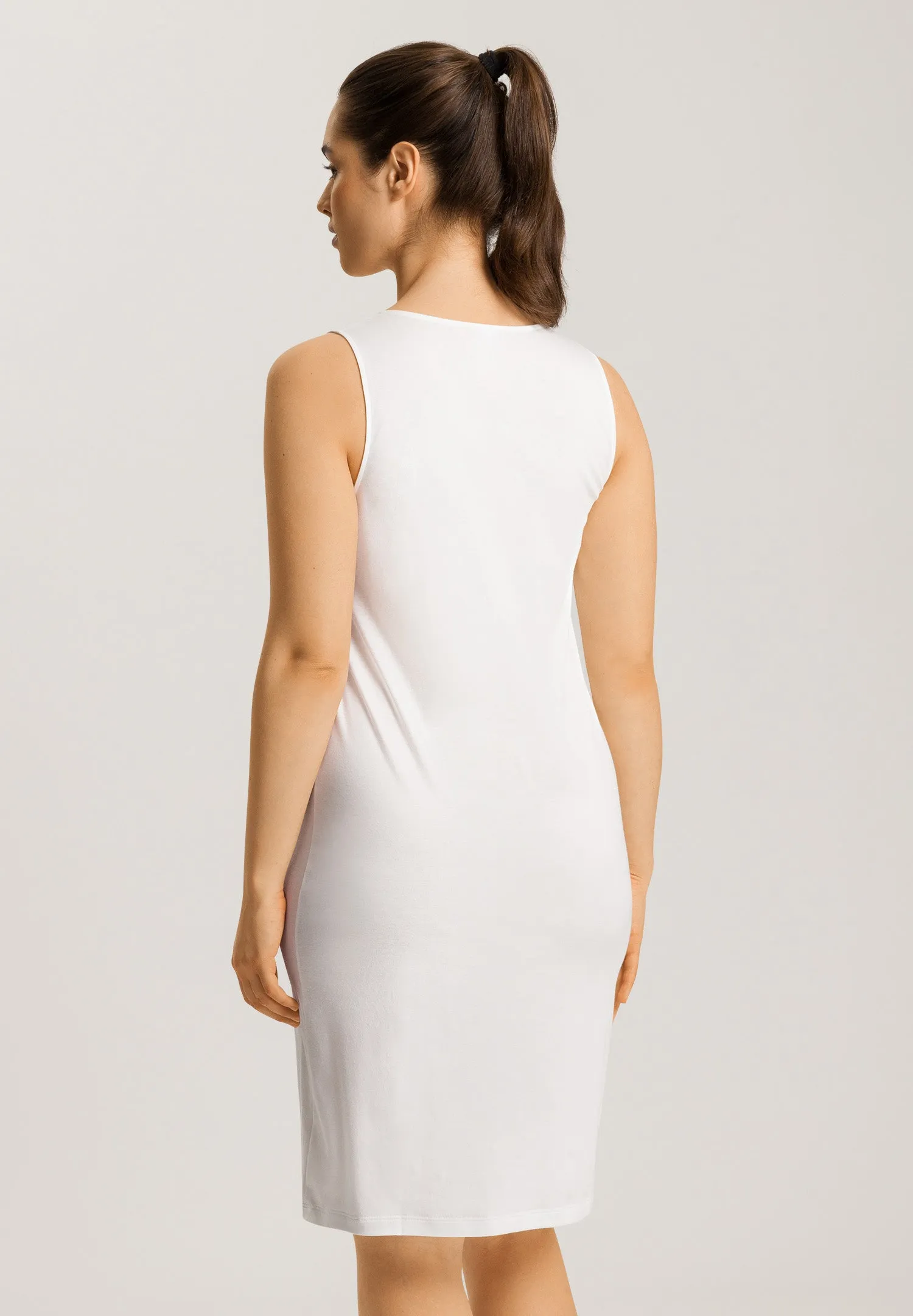 Anne  Cotton Tank Nightgown | Off White 74890-102