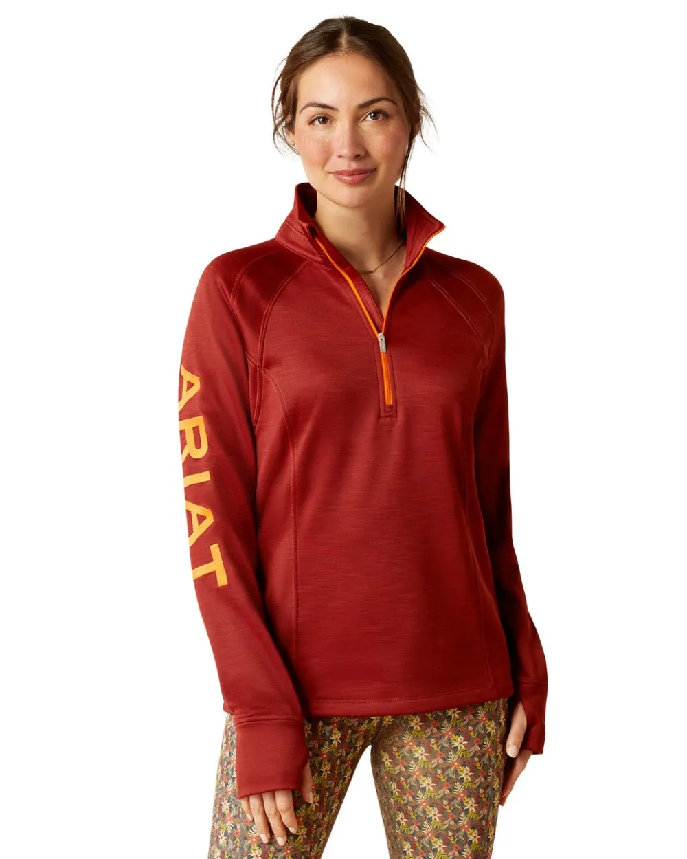 Ariat Womens Tek Team Half Zip Sweatshirt