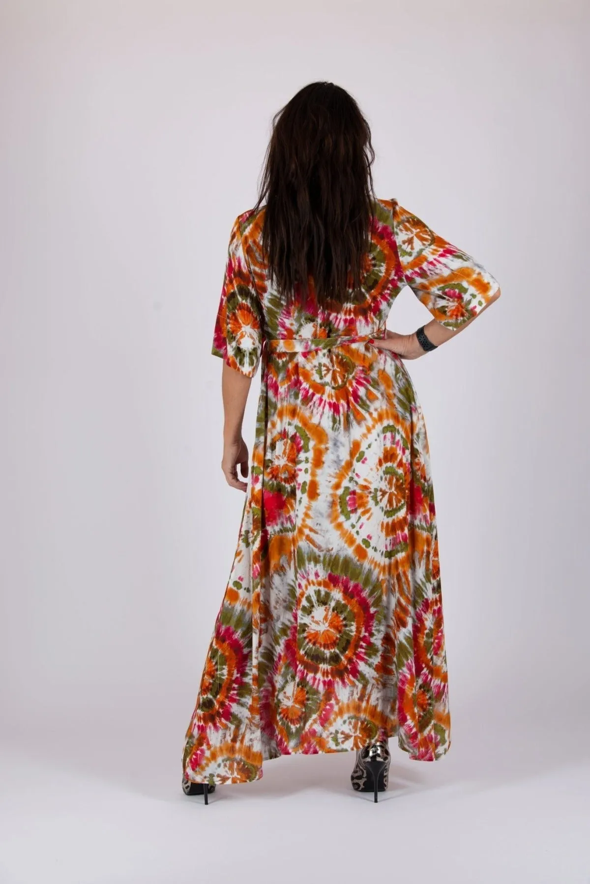 ASTRID Multicolour Tai Day Wrap Dress