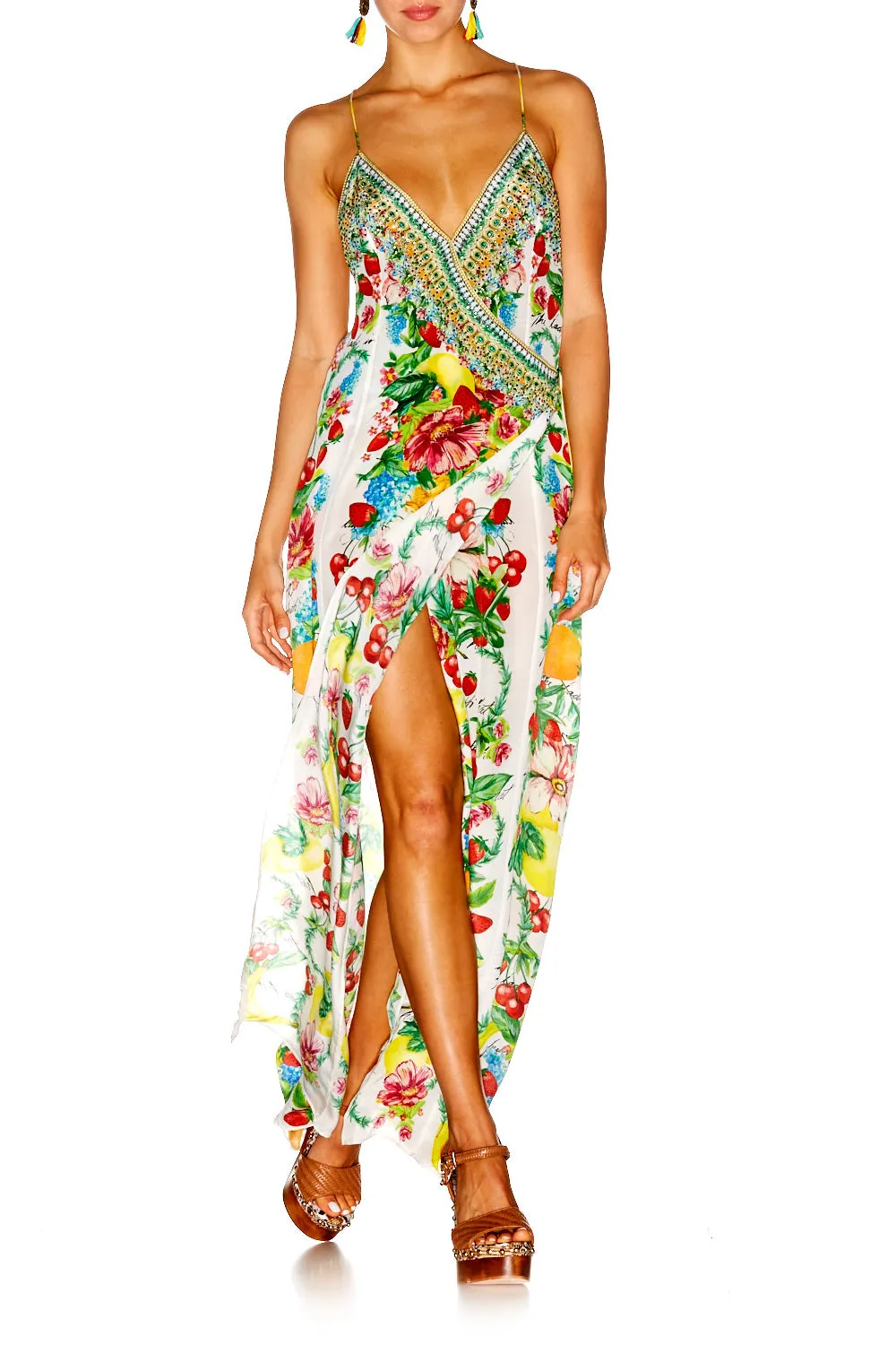 ASYMETRICAL WRAP DRESS THERE'S NO PLACE LIKE RIO