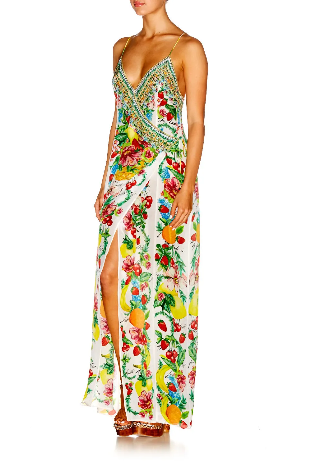 ASYMETRICAL WRAP DRESS THERE'S NO PLACE LIKE RIO