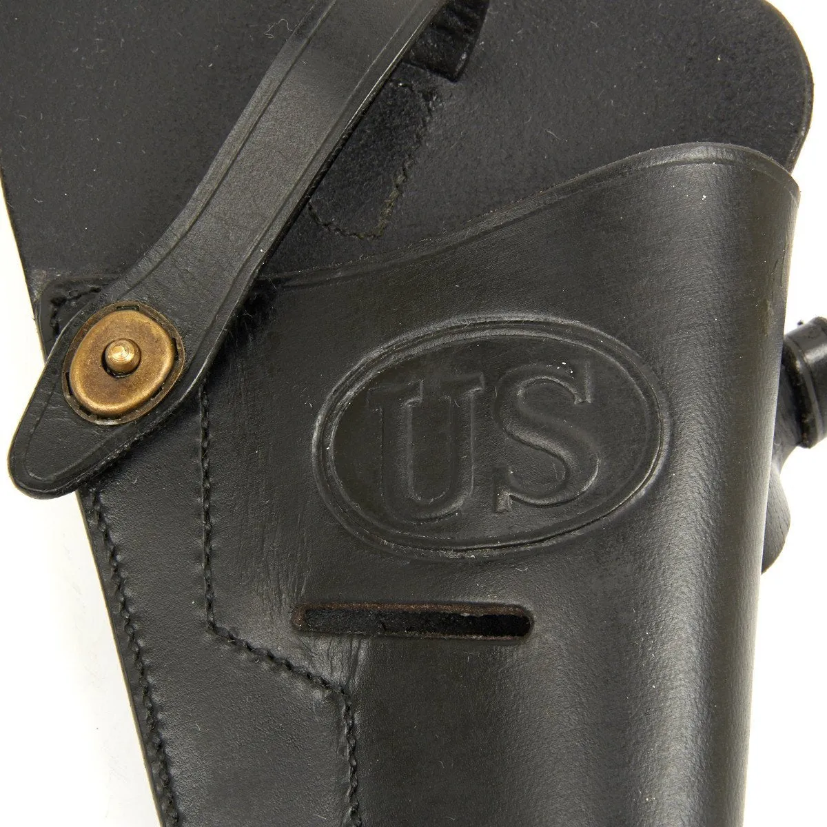 Beretta 92 Model Black Leather Shoulder Holster Embossed U.S.