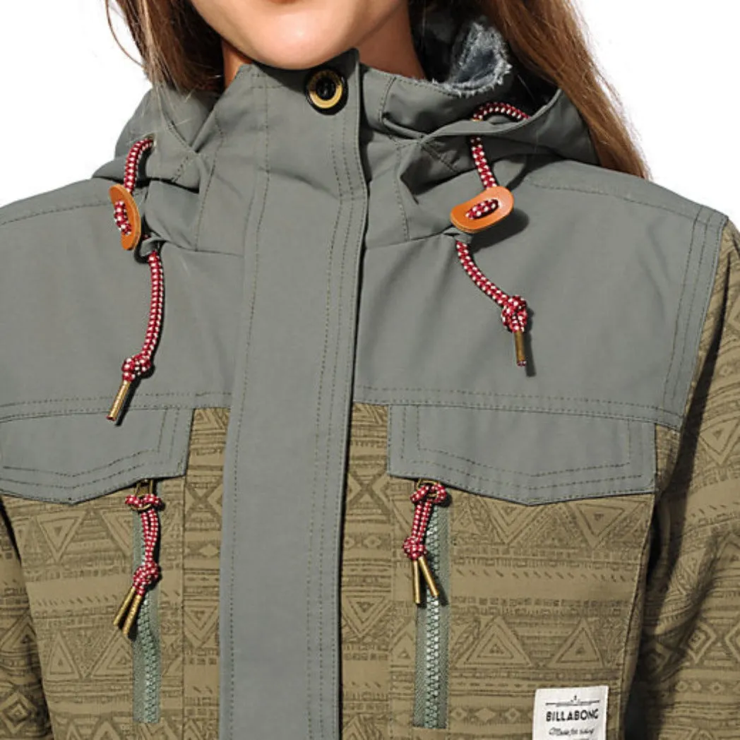 Billabong Women's Callahan Snow Jacket - Green