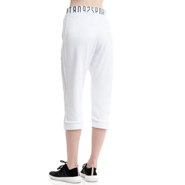 Bodytalk Women&#39;s carrot fit loose sweatpants &#39;SPORTSWISE&#39; White 906700-00200