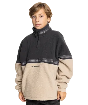 Boys Take Us Back Fleece Jacket in Plaza Taupe