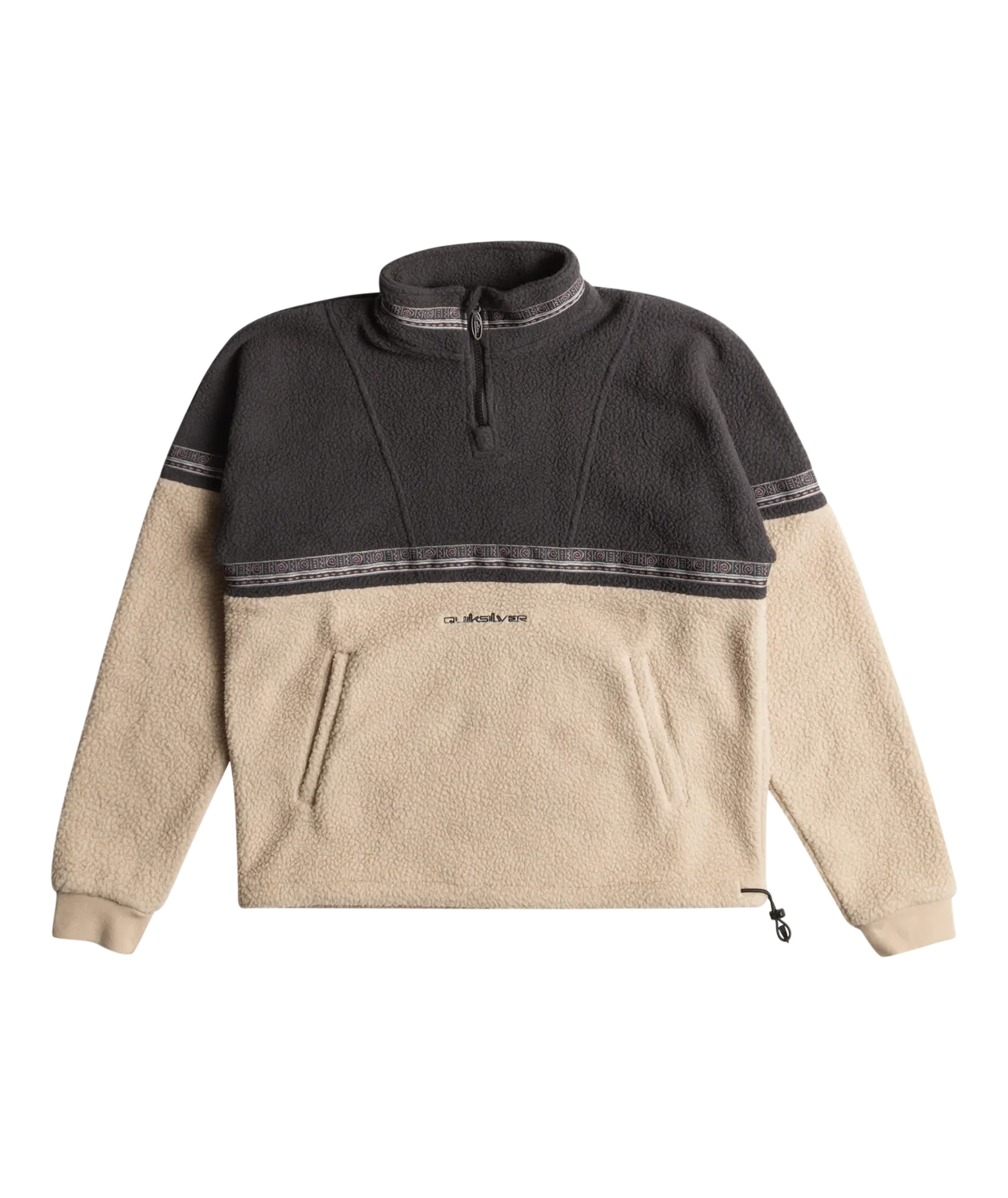 Boys Take Us Back Fleece Jacket in Plaza Taupe