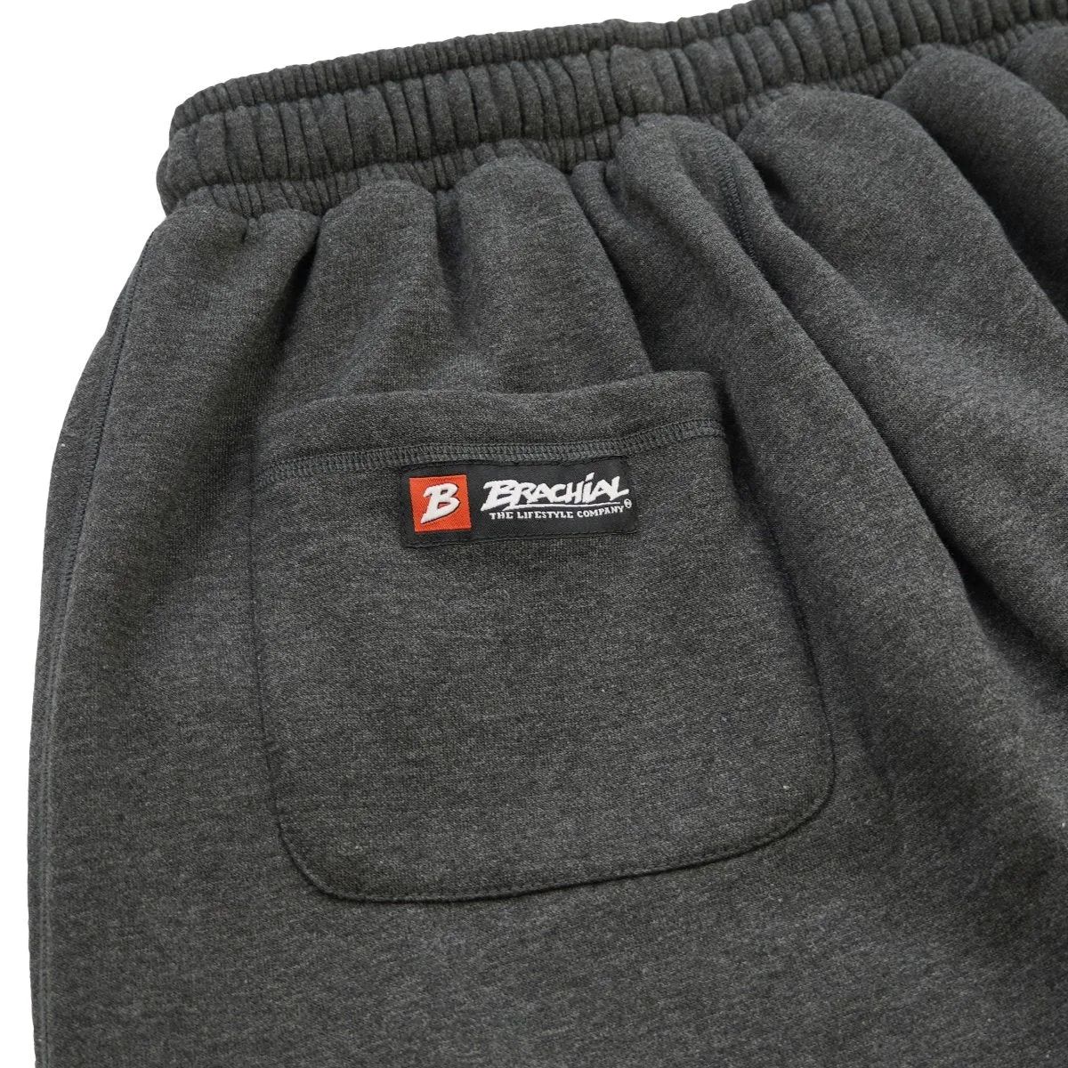 Brachial Tracksuit Trousers Gym - Dark Grey/Black