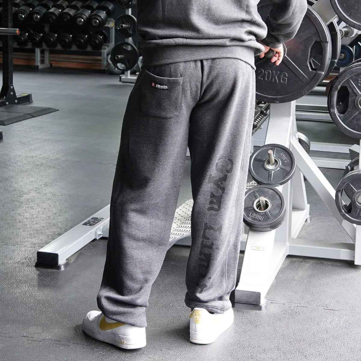 Brachial Tracksuit Trousers Gym - Dark Grey/Black