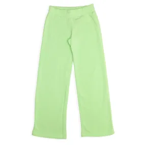 BRIGHT AVOCADO WIDE LEG SWEATPANTS