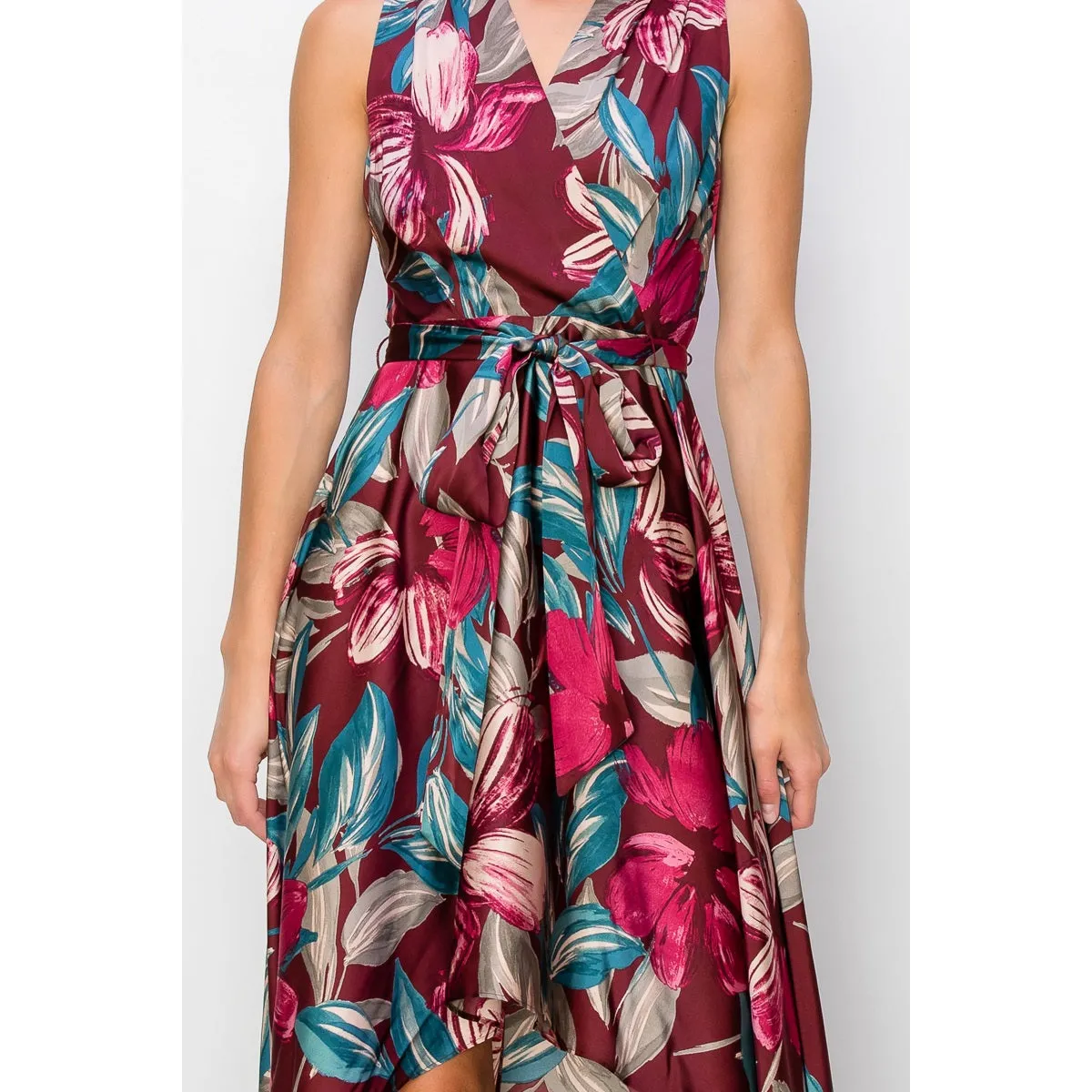 Cancun Hi-lo Wrap Dress