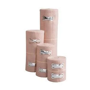 Cardinal Health Elastic Bandage with Clip Closure, 2" x 5 yds Stretched, Non-Sterile