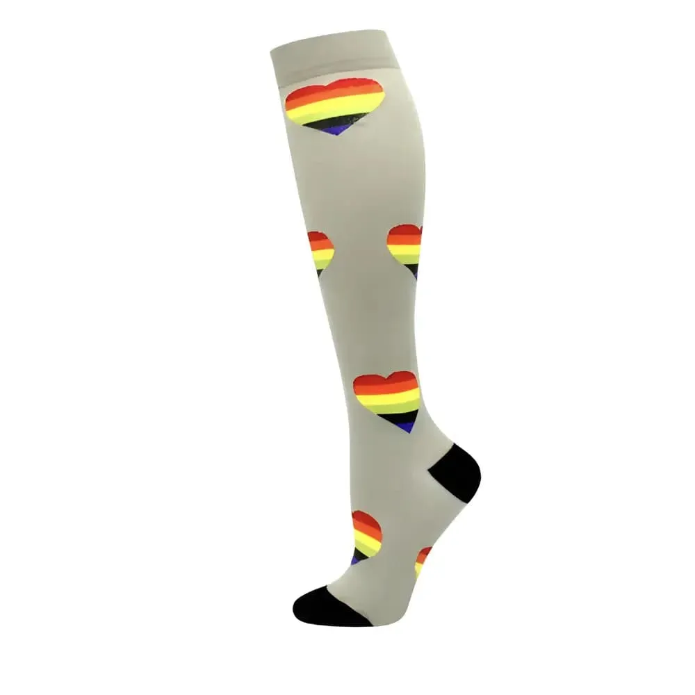 Colorful Compression Travel Socks