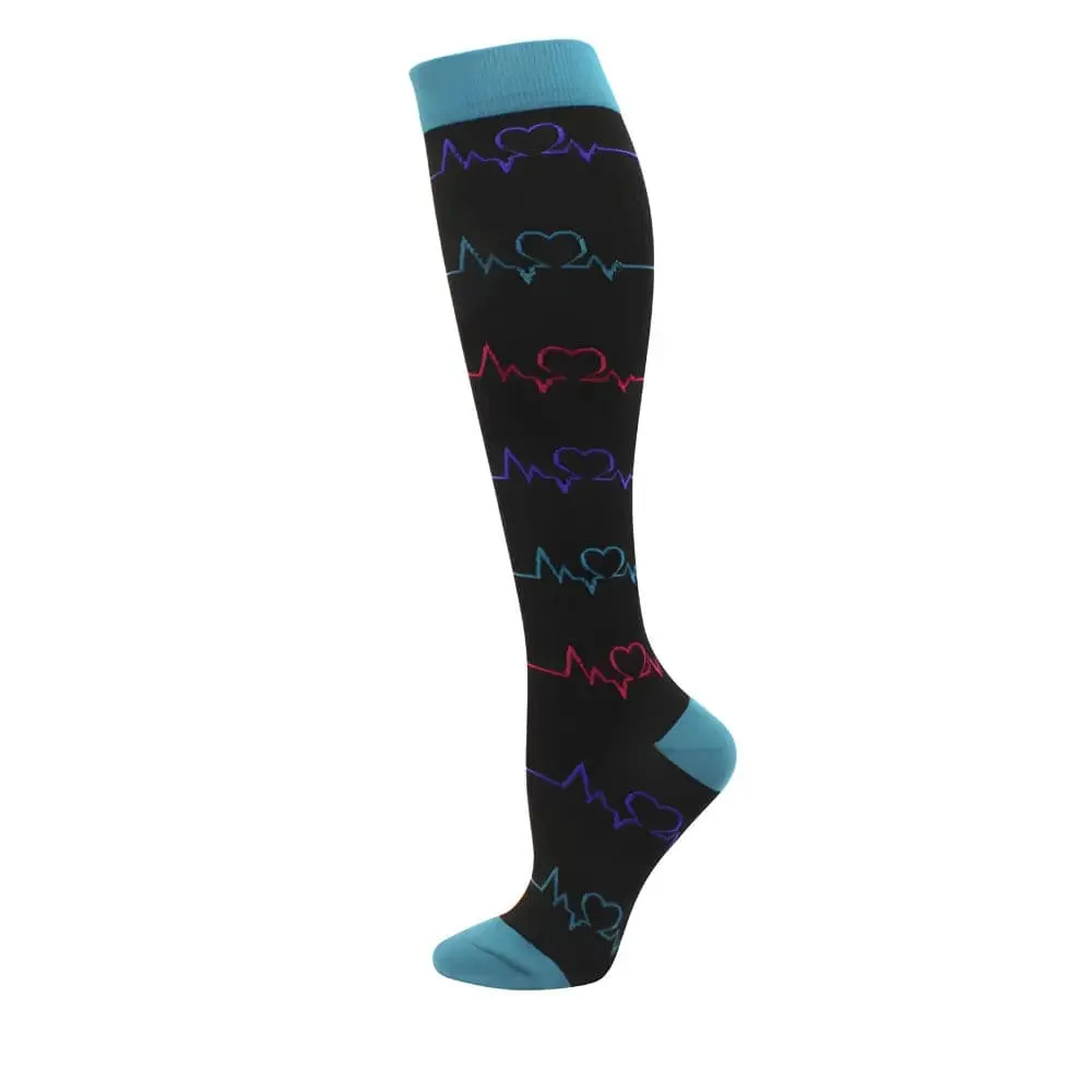 Colorful Compression Travel Socks