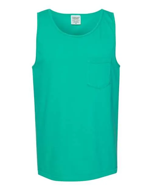 Comfort Colors Men's Garment-Dyed Heavyweight Pocket Tank Top