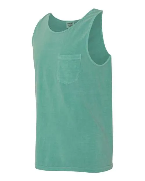 Comfort Colors Men's Garment-Dyed Heavyweight Pocket Tank Top