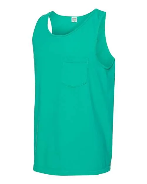 Comfort Colors Men's Garment-Dyed Heavyweight Pocket Tank Top