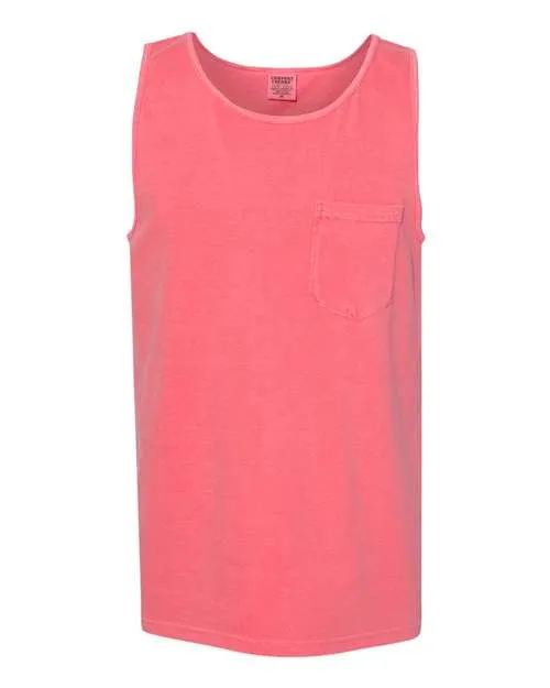 Comfort Colors Men's Garment-Dyed Heavyweight Pocket Tank Top