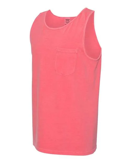 Comfort Colors Men's Garment-Dyed Heavyweight Pocket Tank Top