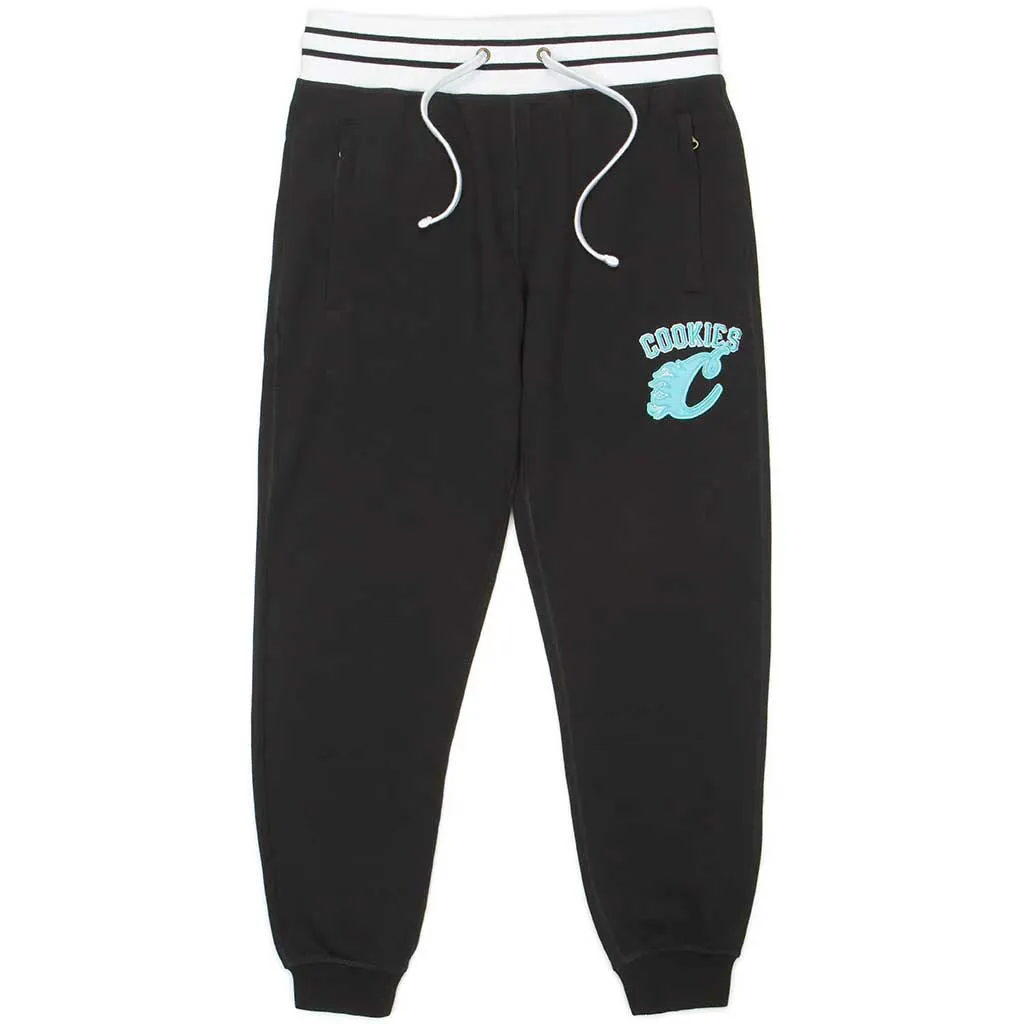 Cookies Breakaway Sweatpant - Black/Tiffany Blue