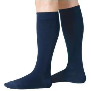 Cotton Comfort Calf, 20-30, Medium, Long, Closed, Navy