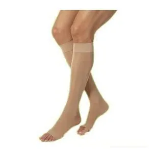 Cotton Comfort Men's Knee-High Compression Stockings Large Short