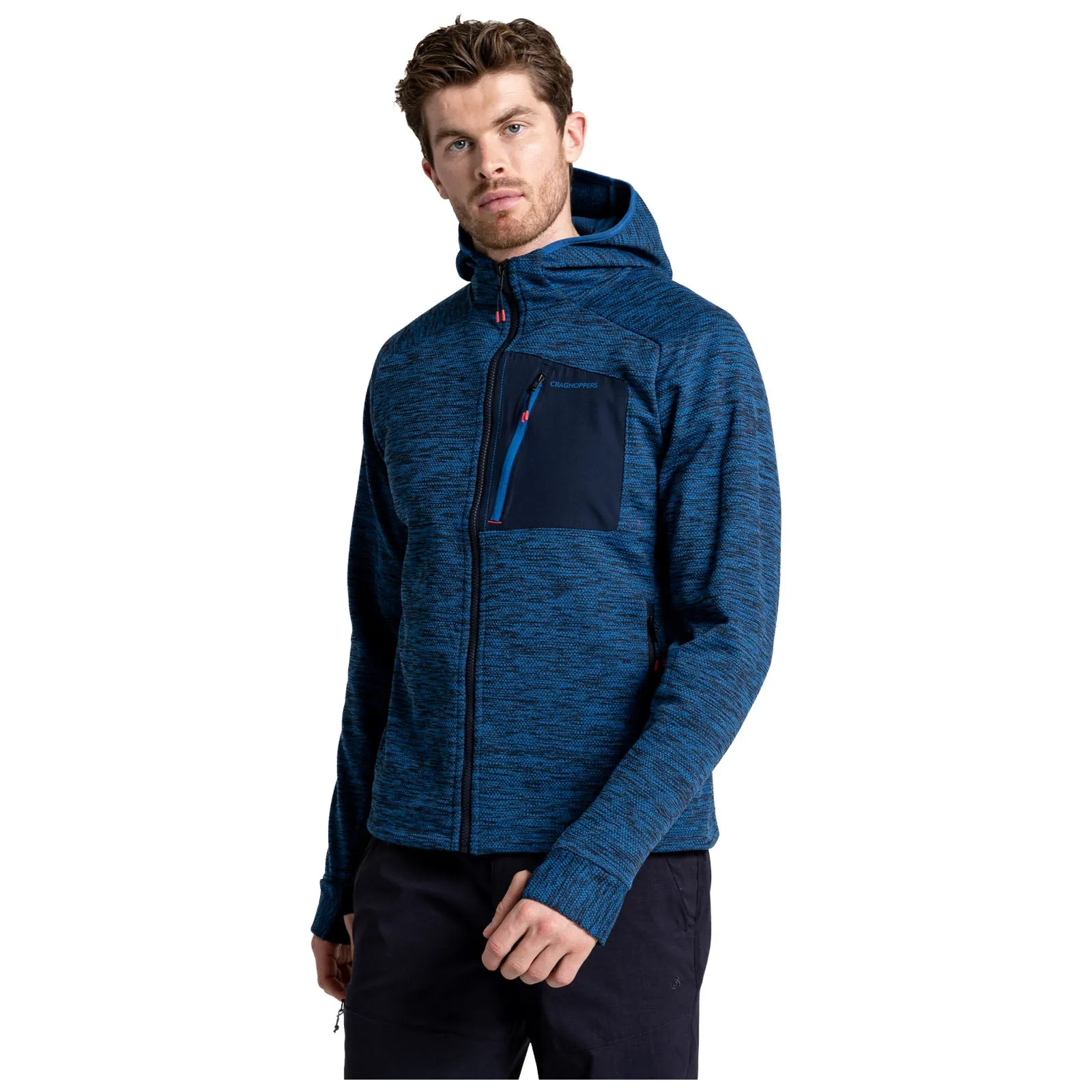 Craghoppers Mens Tarbert Hooded Fleece Jacket