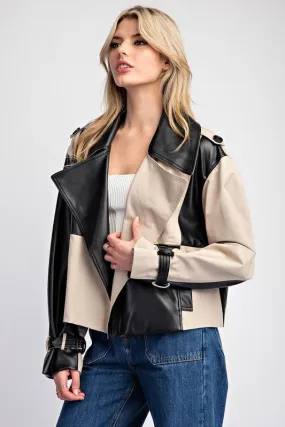 Cropped Trench Jacket