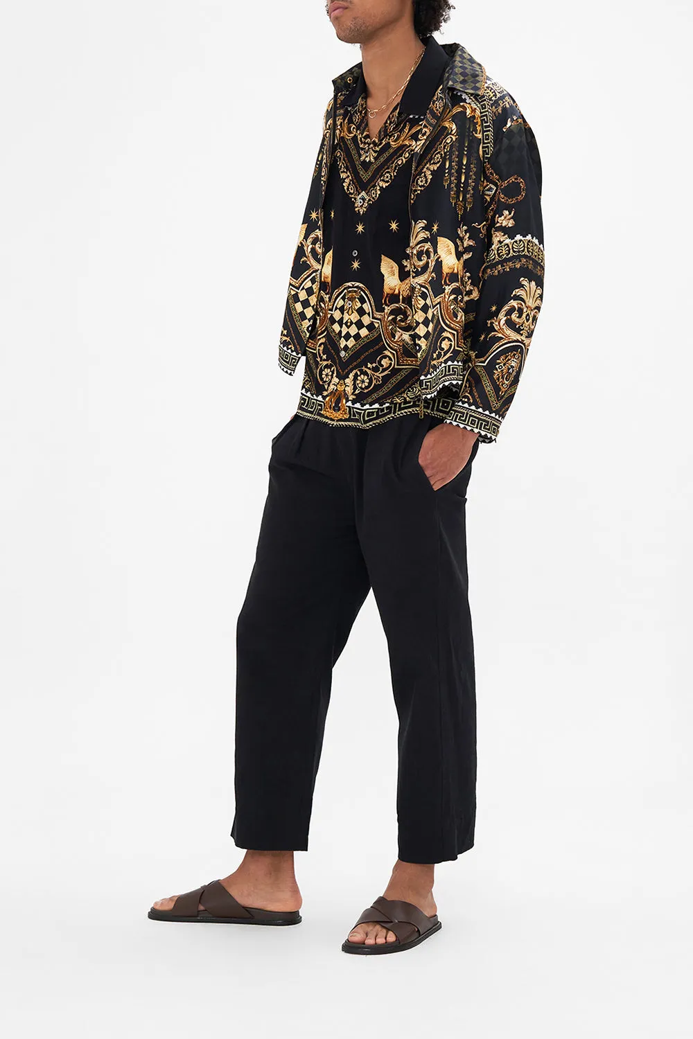 CROPPED ZIP THROUGH JACKET DUOMO DYNASTY