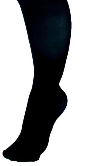 CURAD Knee-High Compression Hosiery with 20-30 mmHg, Black, Size A, Regular