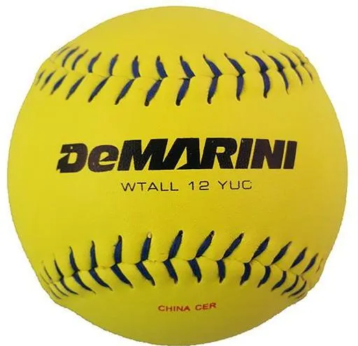 DeMarini Lightning Yellow USSSA .52-300 Softball 12 Inch - One Dozen: LL12YUCB