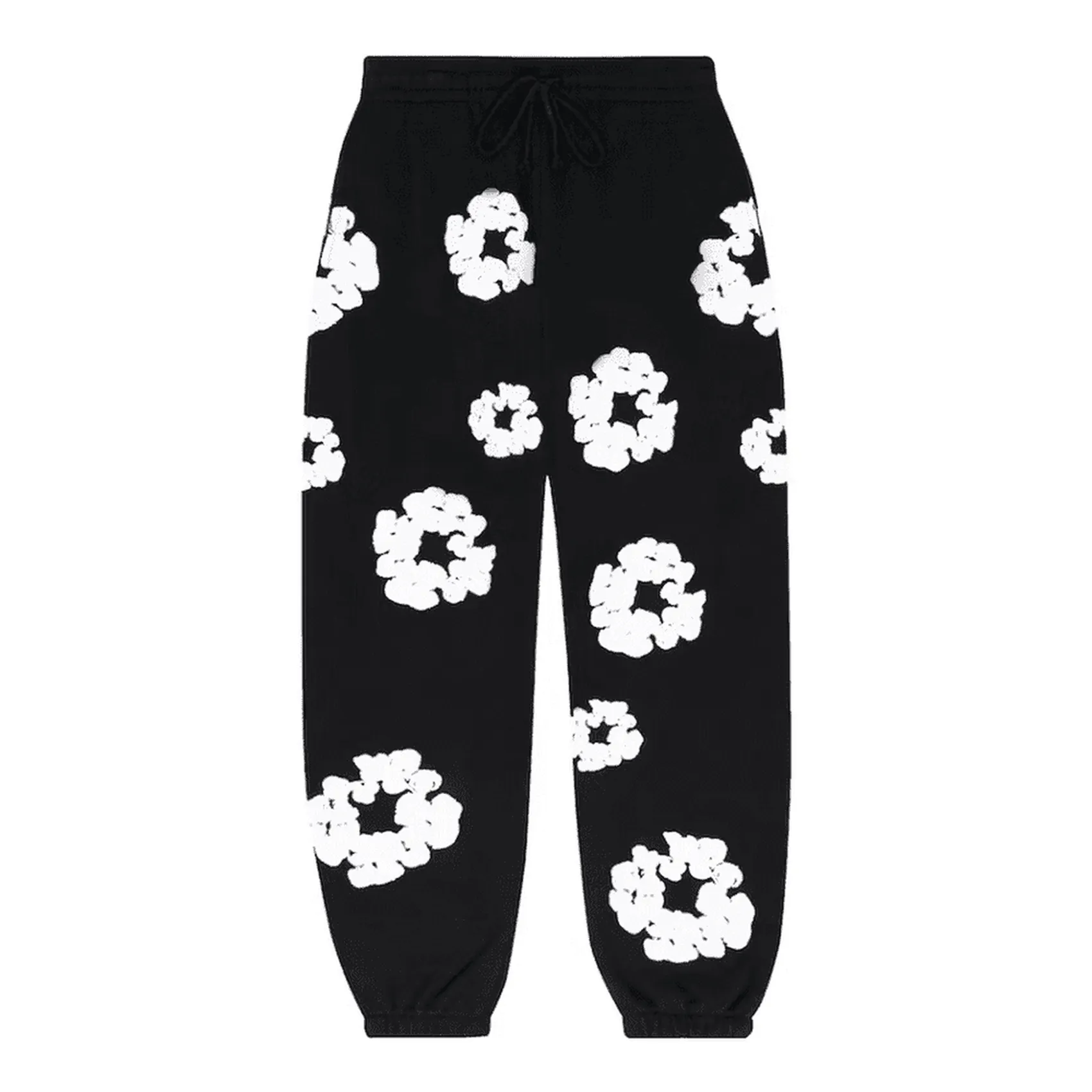 Denim Tears 'Cotton Wreath Black' Sweatpants