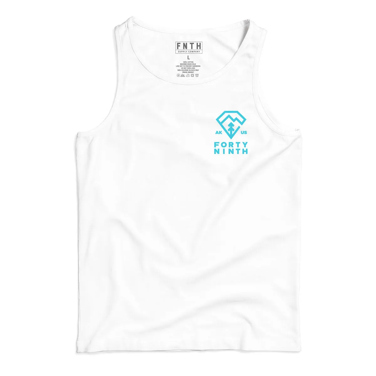 Diamonds & Woods White Tank Top