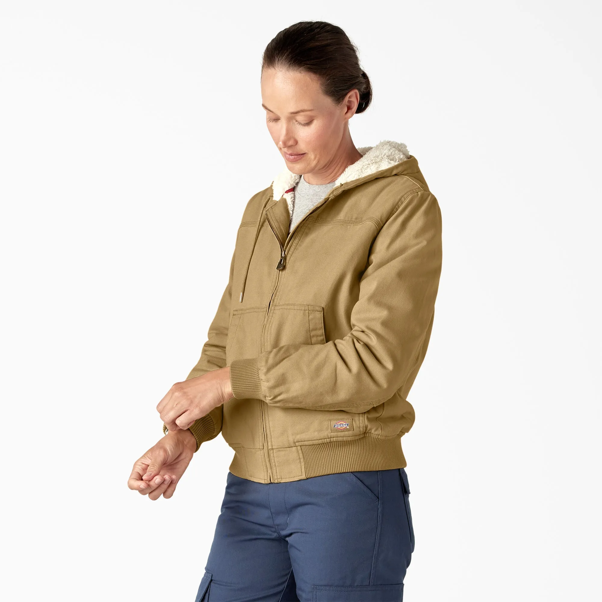 Dickies Women's Fleece Lined Duck Canvas Jacket