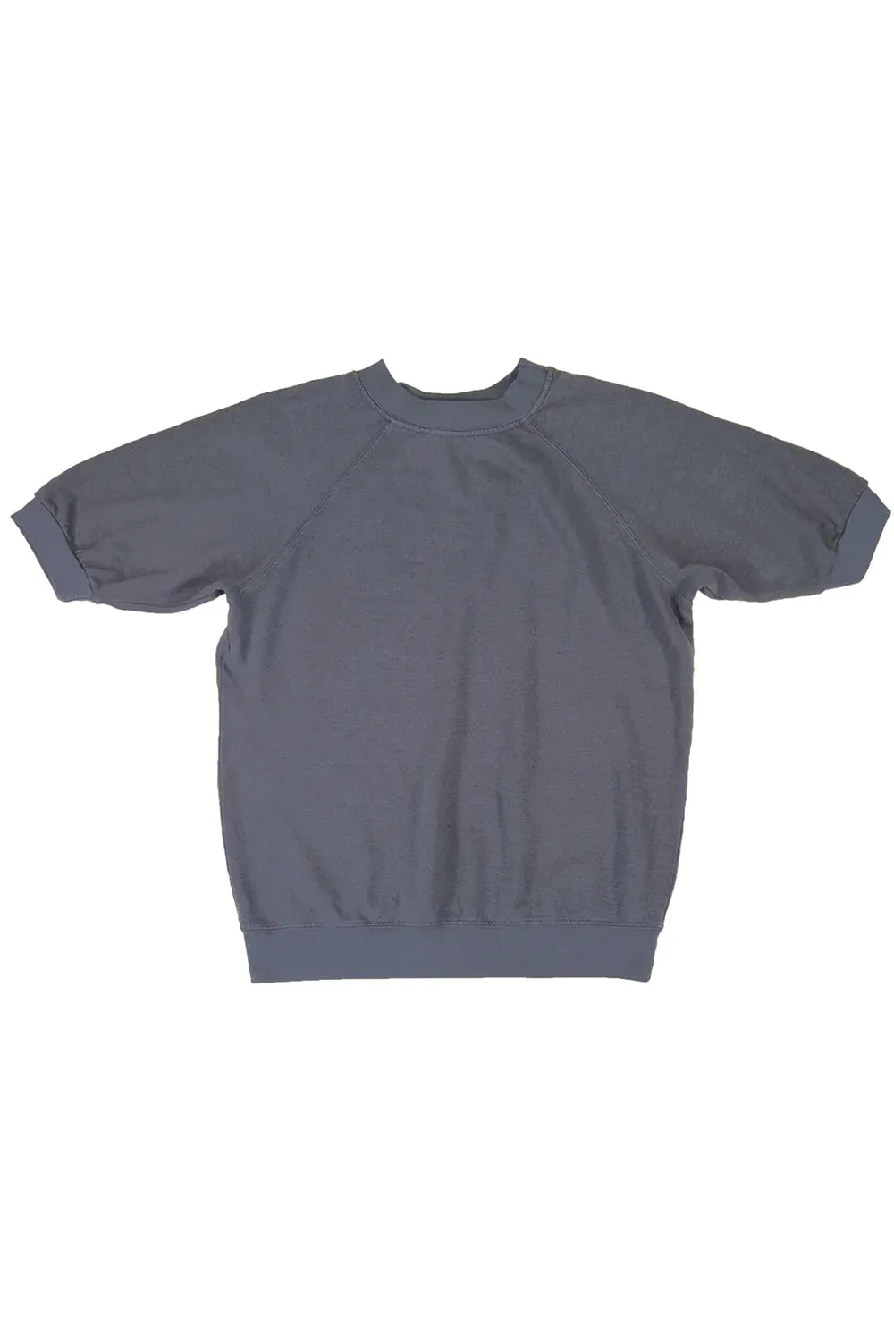 Diesel Gray Short Sleeve Raglan Fleece Sweatshirt