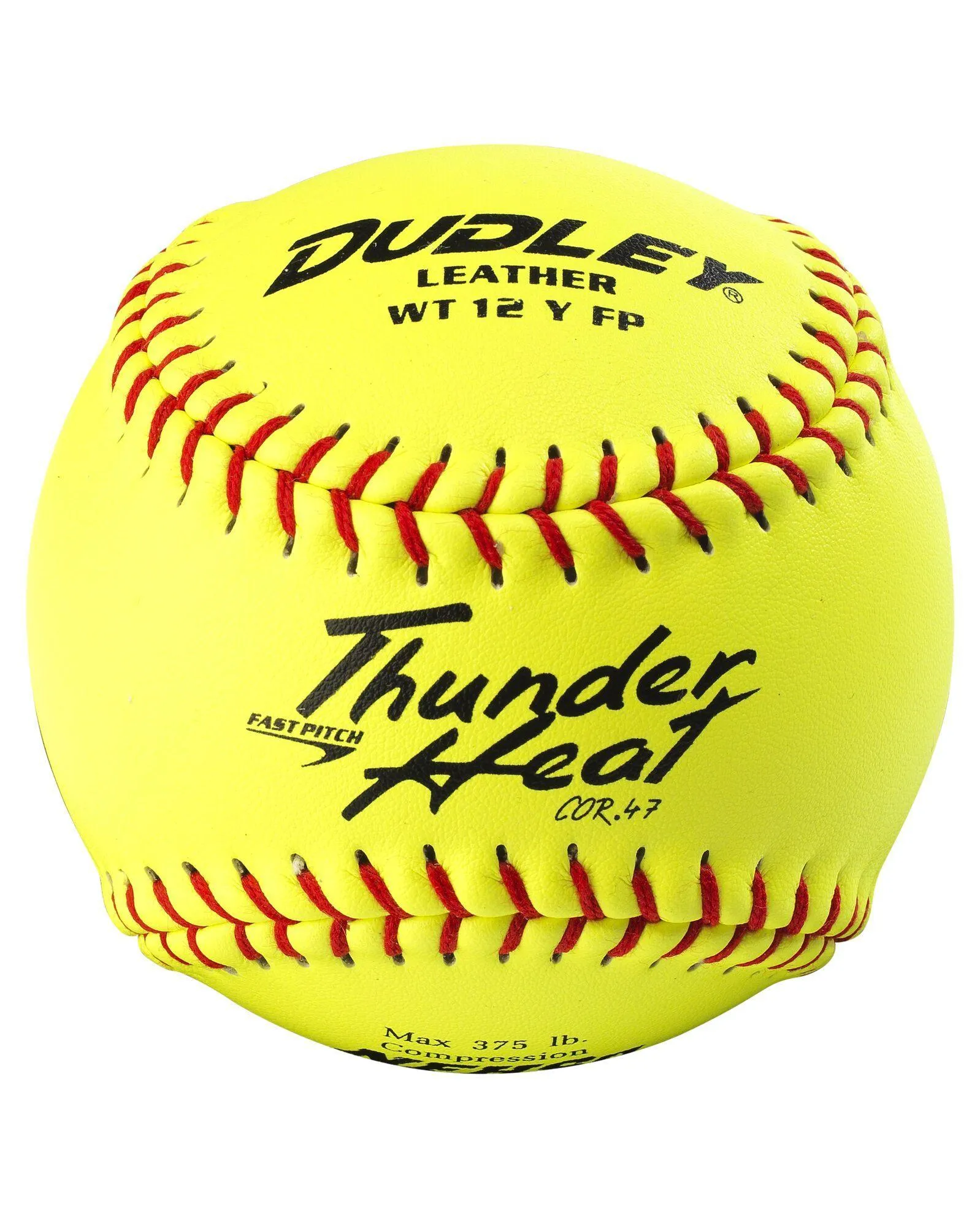 Dudley 12" NFHS Thunder Heat Fastpitch Softballs (Dozen): 43147