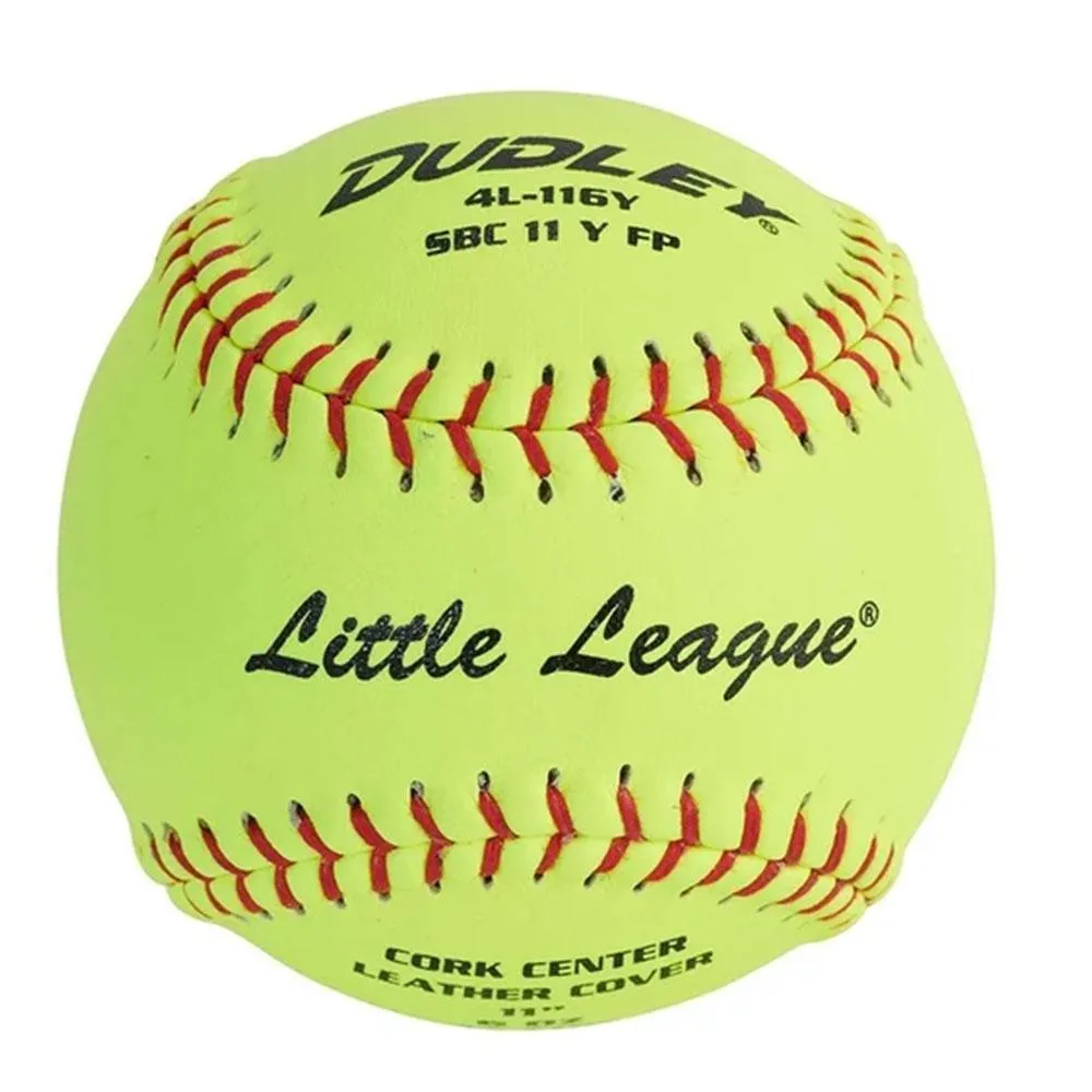 Dudley Leather Little League 11" .47- 375 Fastpitch Softball - One Dozen: 4L116Y