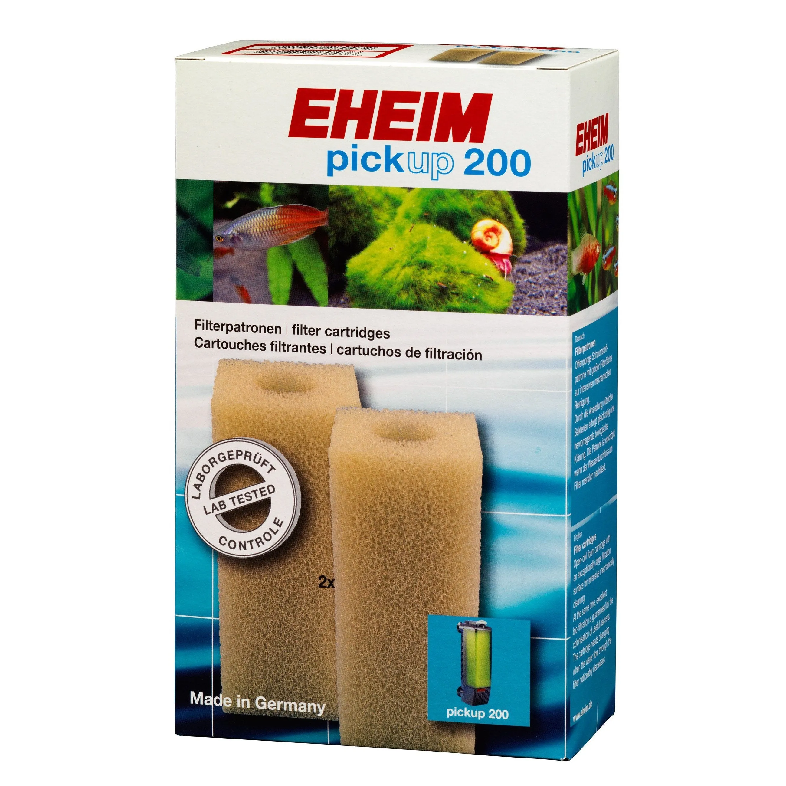 EHEIM Pickup 200 Internal Filter Foam Filter Cartridge 2 Pack***