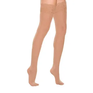 EverSheer Thigh-High with Grip-Top, 15-20 mmHg, Medium, Long, Closed Toe, Suntan