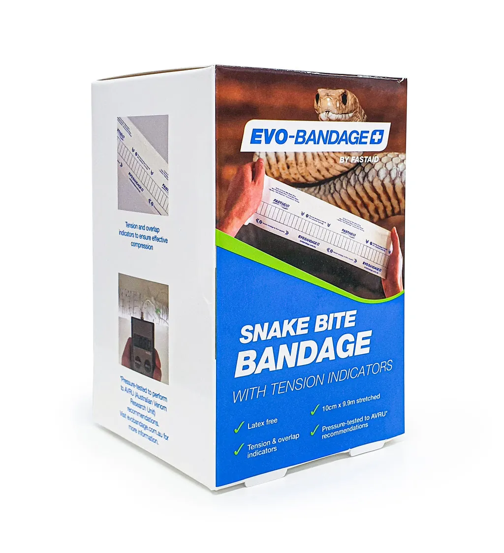 Evo-Bandage Premium Snake Bite Bandage, 10cm, Latex Free