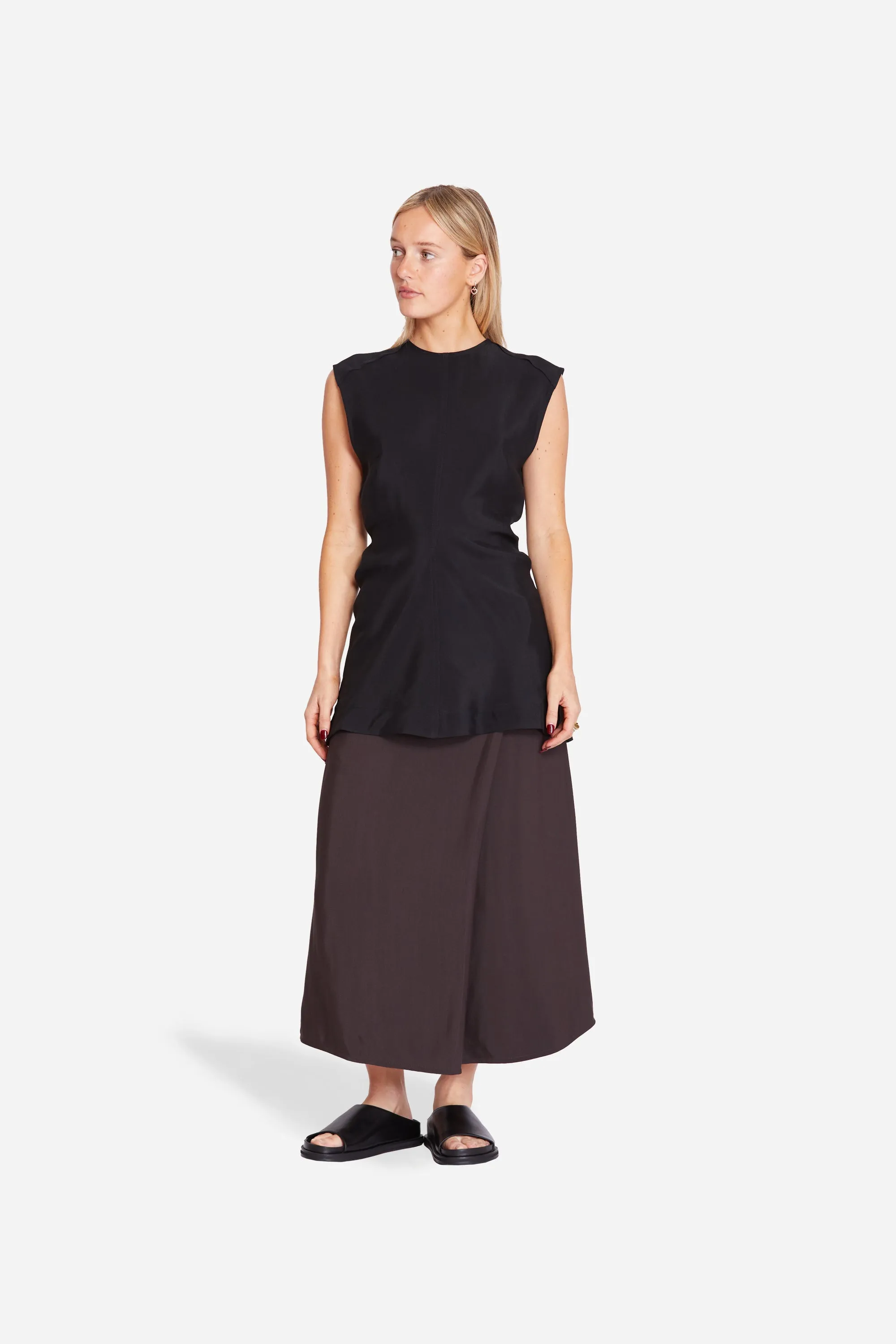 Eyre Wrap Skirt Rye